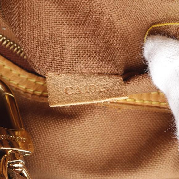 Louis Vuitton Leather Vertical Tote brown Batignolles Monogram Bag - Picture 5 of 7